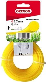 Oregon Roundline Trimmerfaden für Rasentrimmer gelb, 2.7mm/15m