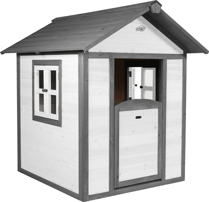 Axi Spielhaus Lodge weiß/grau
