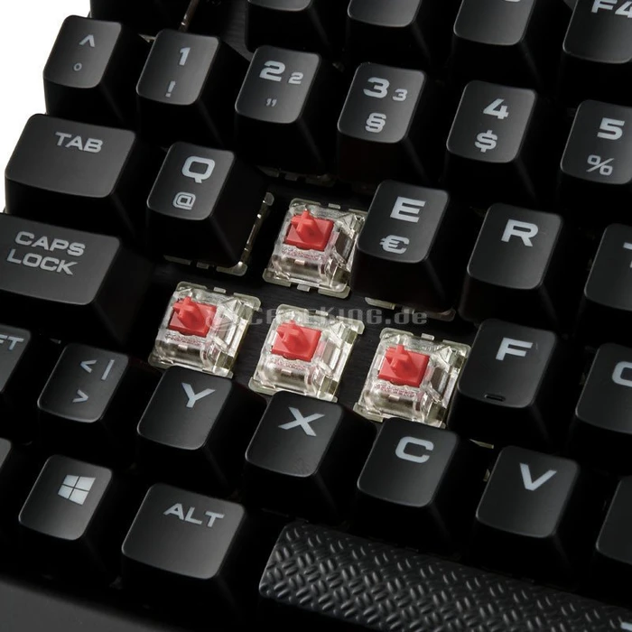 Corsair Gaming K70 RGB MK.2, MX SILENT RGB RED, USB, DE