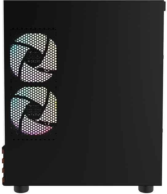 Thermaltake View 170 W ARGB Black, schwarz/braun, Glasfenster