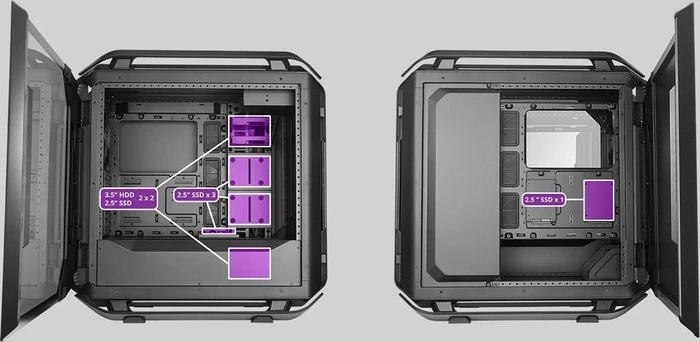 Cooler Master Cosmos C700P Black Edition, Glasfenster