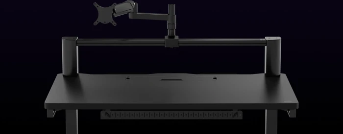 Corsair Platform:4 Schreibtisch 120x76cm schwarz/schwarz