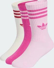 adidas Crew Socken orchid fusion/semi lucid fuchsia/cloud white, 3 Paare (Junior)