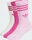 adidas Crew Socken orchid fusion/semi lucid fuchsia/cloud white, 3 Paare (Junior) (KT1996)