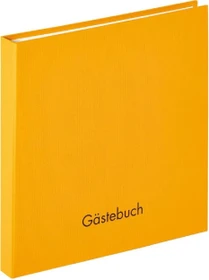 Walther Design Buch Gästebuch Fun 26x25 gelb