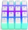 Endorfy PBT Pudding Onyx White Keycaps, Kunststoff (PBT) Double-Shot, weiß/transparent, 124 Tasten, ANSI-US Vorschaubild