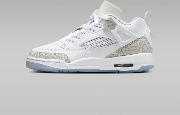 Nike Jordan Spizike Low white/metallic silver/barely blue/neutral grey (Junior)