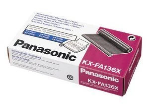 Panasonic KXFA136X Thermotransferrolle, 2 Rollen