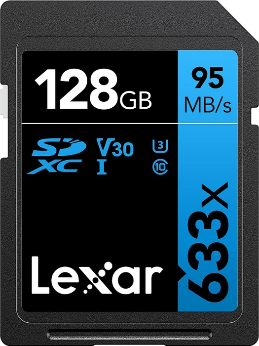 Lexar Professional 633x R95/W45 128GB, UHS-I U3, Class 10