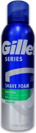 Gillette Series Sensitiv Aloe Vera Rasierschaum, 250ml