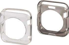 Hama Cover Crystal für Apple Watch 38mm schwarz/transparent