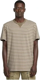 G-Star Nifous Stripe T-Shirt kurzarm ensis green/brick stripe (Herren)