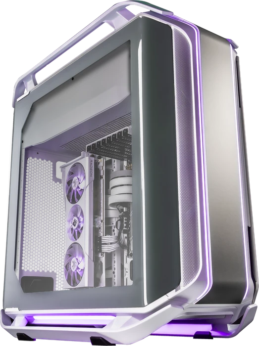 Cooler Master Cosmos C700M White, weiß, Glasfenster