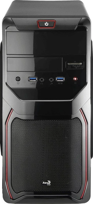 AeroCool QS-183 Advance schwarz, Lüfter LED rot
