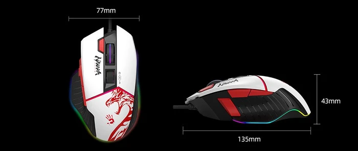 A4Tech Bloody W95 MAX Gaming Mouse Naraka Bladepoint, USB
