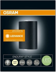 Osram Endura Style UpDown Deco I 6W Wandleuchte schwarz