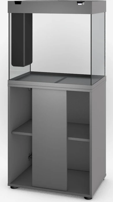 Juwel Lido 120 LED Aquarium-Set mit Unterschrank, grau/grau, 120l