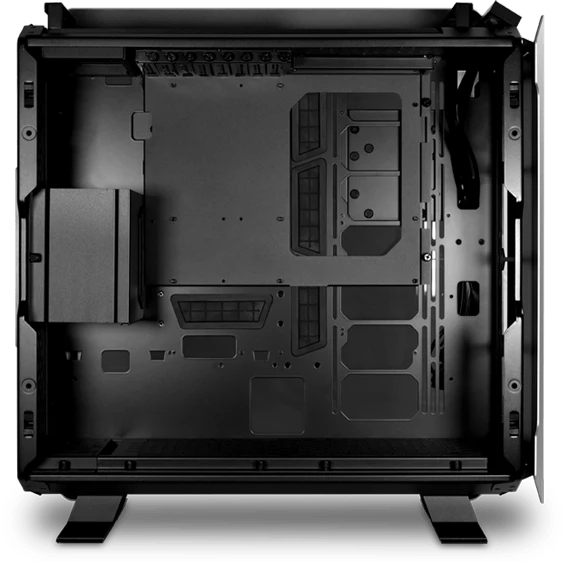 Lian Li Odyssey X, silber, Glasfenster
