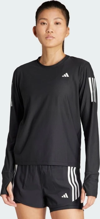 adidas Own The Run Laufshirt langarm schwarz (Damen)