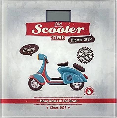 Wenko Vintage Scooter digitale Körperanalysewaage