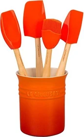 Le Creuset Craft Kochkellen-Set ofenrot, 5-tlg.