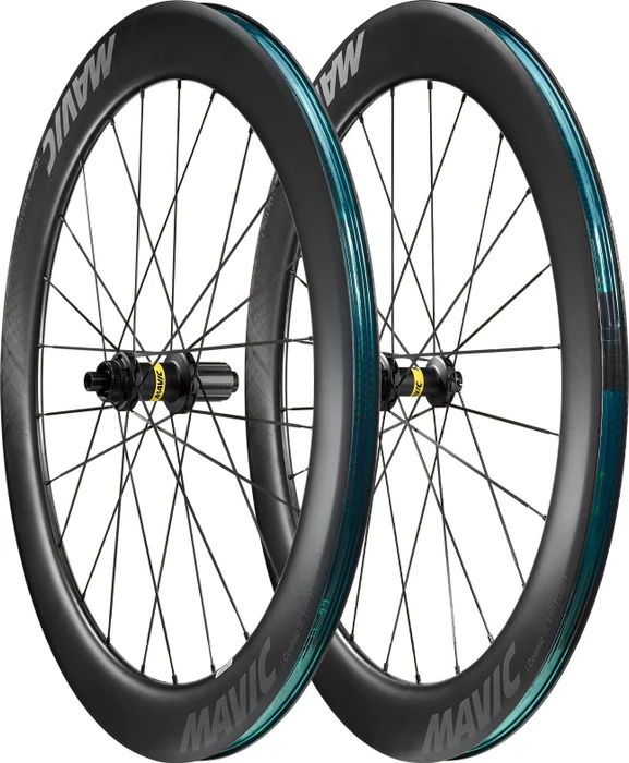 Mavic Cosmic SL 24H/24H 64mm/19mm 28" 12x100 TA/12x142 TA Shimano HG Road Centerlock Disc Laufradsatz