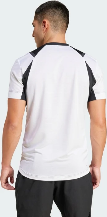 adidas Tennis Heat.RDY Pro FreeLift 3D Rib Funktionsshirt kurzarm schwarz/weiß (Herren)