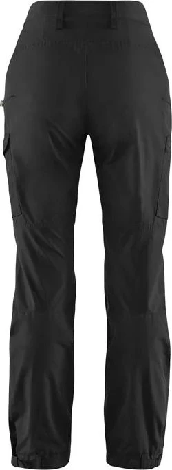 Fjällräven Kaipak Trousers Curved Hose lang schwarz (Damen)