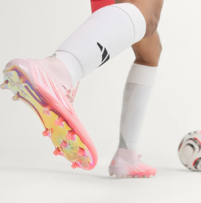 adidas F50 Sparkfusion Elite Mid solar turbo/cloud white/distilled pink (Damen)
