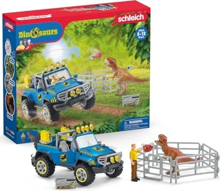 Schleich Dinosaurs - Geländewagen mit Dino-Außenposten