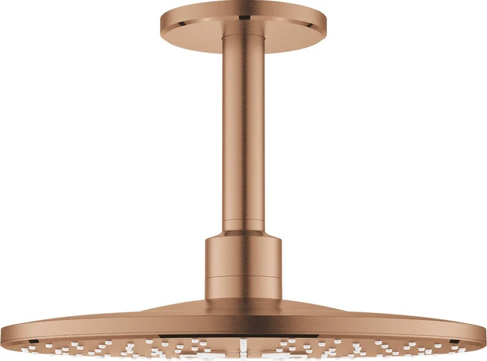 Grohe Rainshower SmartActive 310 Kopfbrause Deckenauslass hard warm sunset gebürstet