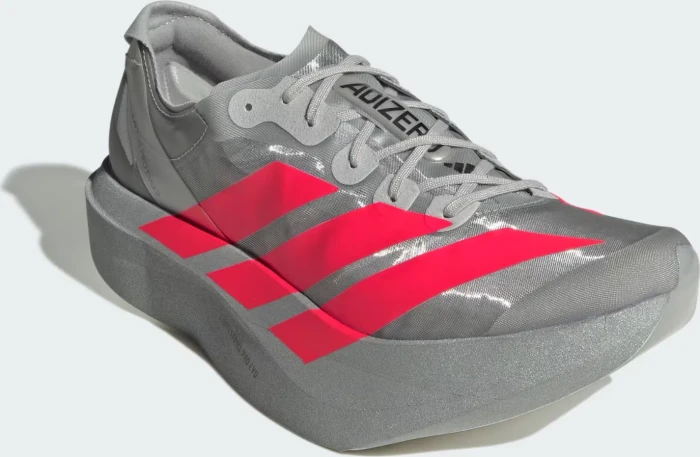 adidas Adizero Adios Pro Evo 2 silver metallic/lucid red/grey two