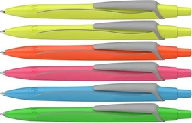 Schneider Reco neon Kugelschreiber, 6er-Set, Kartonetui