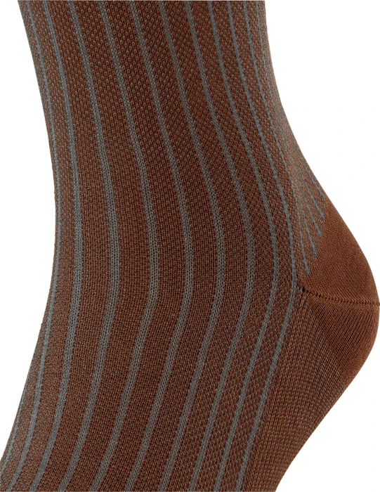 Falke Oxford Stripe Socken terracotta (Herren)