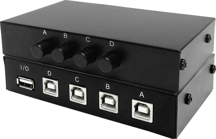 Renkforce 4 Port USB 2.0 Switch