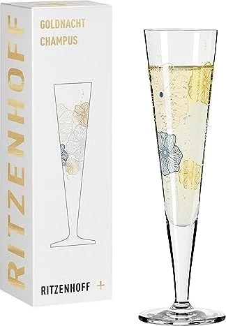 Ritzenhoff Goldnacht Champagnerglas von Concetta Lorenzo 205ml