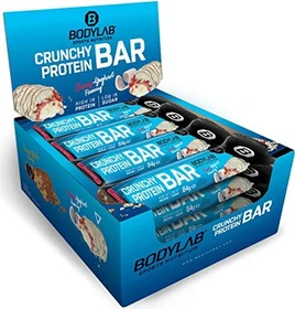 BodyLab24 Crunchy Protein Bar cherry/yoghurt 768g (12x 64g)