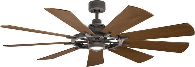 Elstead Lighting Gentry Deckenventilator zink verwittert