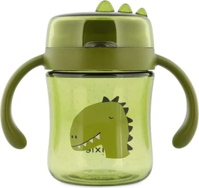 Trixie 360° Trinkbecher mit Griffen, 6+M, 200ml, Mr. Dino