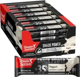 Power System Snack Power Bar Yogurt 1.08kg (24x 45g)
