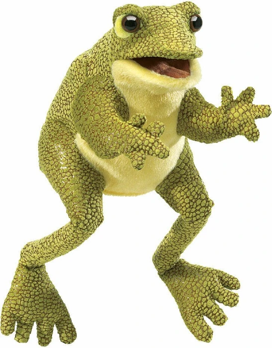 Folkmanis Handpuppe lustiger Frosch (3033)