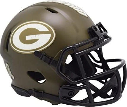 Riddell Speed Mini Green Bay Packers Crickethelm