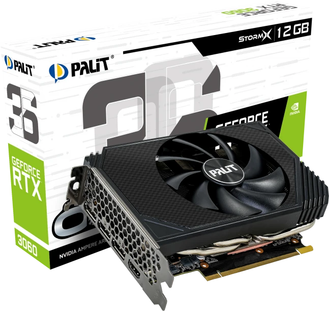 Palit GeForce RTX 3060 StormX OC, 12GB GDDR6, HDMI, 3x DP