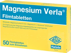 Magnesium Verla Filmtabletten, 50 Stück