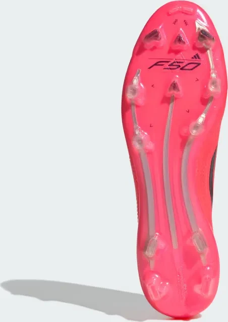 adidas F50 Elite Laceless FG turbo/aurora black/platinum metallic