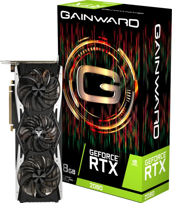 Gainward GeForce RTX 2080, 8GB GDDR6, HDMI, USB-C, 3x DP
