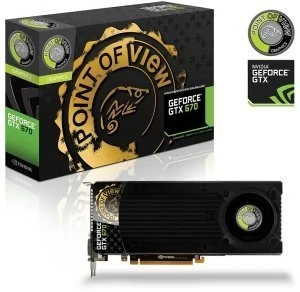 Point of View GeForce GTX 670 Single Fan, 2GB GDDR5, 2x DVI, HDMI, DP