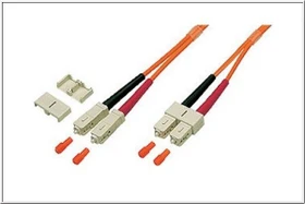 Good Connections LWL Duplex Kabel, OM1, 2x SC Stecker/2x SC Stecker, 20m, orange