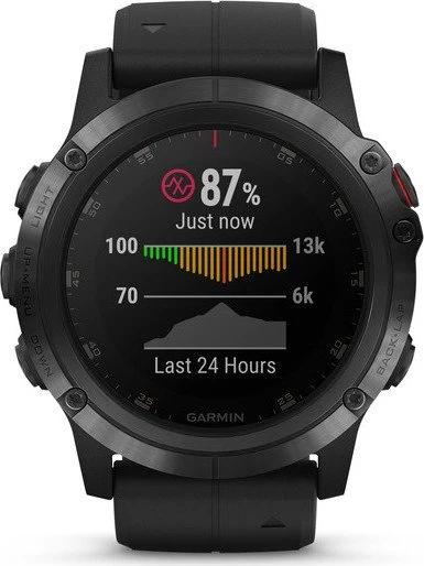 Garmin Fenix 5X Plus Sapphire schwarz