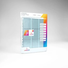 Gamegenic Ultrasonic 9-Pocket Pages Side-Loading transparent, 10 Stück